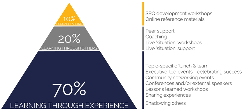 Ripple effect learning pyramid